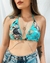 Bodychain colar corporal Onda Mar a Prata tendência Verão