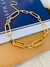 Colares Choker banhado a Ouro Maxi elos cadeado - Dondocas