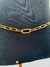 Body chain Cinto de correntes com fecho frontal mosquetão banhado a Ouro - loja online