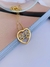 Colar filhos casal menino menina semi joia ouro 18 kl - Dondocas