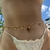 Corrente de cintura cinto bodychain banhado com conchas Ouro na internet