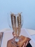 Brincos de festa folheados modelo fita com Zircônia Ouro e Prata