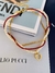 Choker Gargantilha de pérolas trançado vermelho cereja banhado a Ouro - comprar online