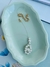 Colares choker de fio de nylon pingente de pérolas gota - Dondocas