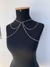 Bodychain Ombreira de correntes em camadas banhado a Ouro e Prata - Dondocas