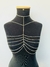 Body chain sutiã top em correntes em camadas tendência festa - comprar online