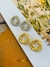 Brincos de base folheado a Ouro e Prata espiral trabalhada