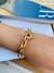 Pulseiras braceletes Banhado a Ouro tendência Maximalismo na internet