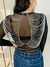 Blusa de correntes bodychain borychian cropeed festa festival carnaval na internet