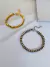 Semi Joia Pulseiras Unissex Maxi veneziana quadrada Ouro e Prata - comprar online