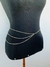 Imagem do Cinto de crrentes Body chain cinto em camdas dourado e prata Banhado