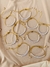 Pulseiras Tornozeleiras para o Ano Novo Macramê com perolas fio dourado Paz Saúde Amor Fortuna na internet