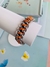 Pulseiras bracelete Maximalismo banhado a prata com macramê - loja online