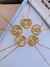 Colar filhos casal menino menina semi joia ouro 18 kl