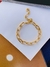 Pulseiras Unissex banhado a ouro corrente correntaria media - Dondocas