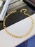 Imagem do Conjuntos Unissex banhado a Ouro Colar e pulseira de correntes