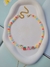 Colar com pérolas candy colors miçangas de frutas infantil - loja online