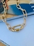 Imagem do Colares Choker banhado a Ouro com Mosquetão tendência Maximalismo