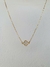 Colares choker folheados trevo flor madre pérola Virgínia - Dondocas