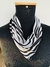 Lenço de Cetim estampa de Zebra para corpo pescoço turbante