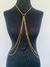 Imagem do Bodychain borychain colar de corpo folheado a Ouro e Prata