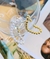 Piercing fake de pressão modelo pérola folheado a ouro - loja online