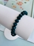 Pulseiras braceletes de Cristal de Vidro Verde Militar