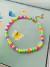 Colares choker de pérolas com miçangas Neon Candy colors na internet