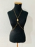 Bodychain corrente banhada com Búzios Verdadeiros Verão Praia mar - loja online