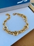 Pulseiras braceletes Banhado a Ouro tendência Maximalismo - Dondocas
