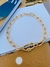 Colares Choker banhado a Ouro com Mosquetão tendência Maximalismo - comprar online
