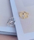 Anéis Semi Joia Verniz Diamond Ouro 18K Prata 925 anel de aro circulo vazado - loja online