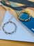 Pulseiras Unissex Semi Joia Ouro e Prata cadeado cartier