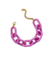 Pulseiras de Acrílico colorido Rosa Barbie elos G corrente - comprar online