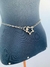 BodyChain Cinto de Estrelas tendência 2yk mosquetão fecho frontal banhado a Prata na internet