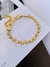 Conjunto Kit de colar e pulseira Strass G folheado a Ouro - loja online