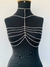 Body chain sutiã top em correntes em camadas tendência festa - loja online