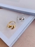 Anéis com regulagem Semi Joia Ouro 18 kl e Prata 925 Verniz Diamond Anel gota orgânico duplo - loja online