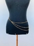 Cinto de crrentes Body chain cinto em camdas dourado e prata Banhado