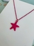 Colares choker Rosa Pink com estrela do Mar Praia Verão