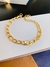 Imagem do Conjuntos Unissex banhado a Ouro Colar e pulseira de correntes