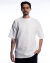 Camiseta Texturizada Oversized camisa Premium Off white - Preta Textura Modelo de luxo Artistas - loja online