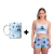 KIT CONJUNTO DE PIJAMA VIRGÍNIA + CANECA PERSONAGENS *COMBO 5* - comprar online