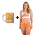 KIT CONJUNTO DE PIJAMA VIRGÍNIA + CANECA PERSONAGENS *COMBO 5* - loja online
