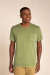 Camiseta Verde Oliva Lisa Com Bolso
