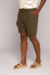 Bermuda Linho Verde Militar - loja online