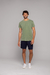 Camiseta Básica Estonada Verde na internet