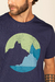 Camiseta Marinho RJ Stamp - Blu-x