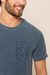 Camiseta Moldura Flamê Azul