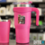 COMBO VASO TERMICO CON MANIJA 750ML + VASO FUCSIA 150ML en internet